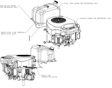 Fuel Accessories Diagram and Parts List for XT2-GX54DKH (14AQA6TMA10)(2022) Cub Cadet Lawn Tractor